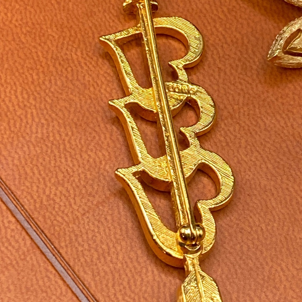 Avon Vintage 3 Heart Arrow Brooch / Avon Blooming Lotus Flower Brooch Bundle - Picture 7 of 11